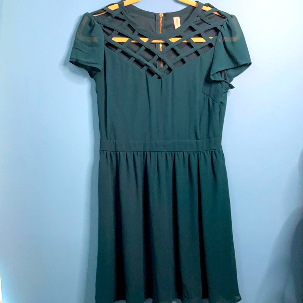 Dark Teal Dress